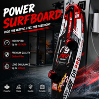Planche de surf à moteur 150 kg de charge maximale, 15 kW, 62 km/h, moteur à essence 118 cm³, fibre de carbone T1000