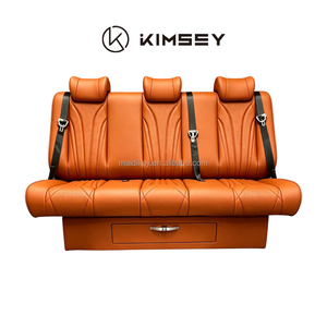 Sofá <span class=keywords><strong>Cama</strong></span> de Cuero Ajustable de Lujo KIMSEY de 3 Plazas para Ford Transit <span class=keywords><strong>T6</strong></span> T8 Tourneo - Product Image 2