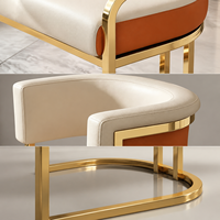 Style brillant assorti aux couleurs, salon de manucure, chaise pour client, haut de gamme, élégant et tendance.