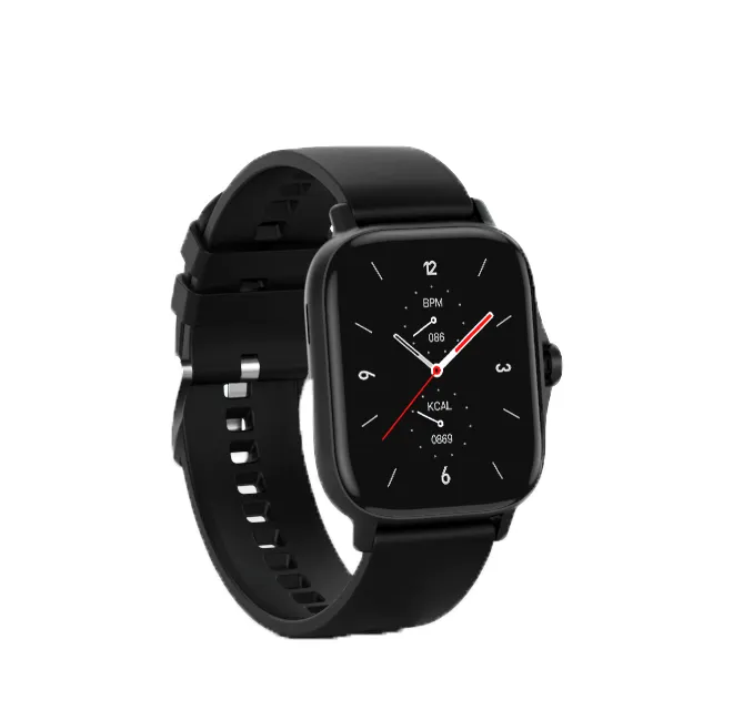 Smartwatch dispaly de toque total, relógio inteligente com grande, mostrador personalizado, hr, multifuncional, modo de esporte, relógios de pulso, carregamento