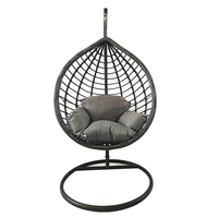 Chaise balançoire suspendue salon balcon chaise oeuf d'intérieur confortable et oreillers gratuits