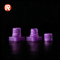 Capuchon de bec verseur Doypack en PE écologique bleu 16 mm avec conception anti-fuite pour pochette de lessive liquide