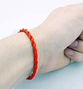 Pulsera de Hilo Rojo Étnica China de Moda 2019, Pulsera de Cuerda Roja Hecha a Mano con Amuleto de la Suerte para Parejas - Product Image 6