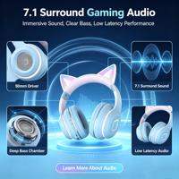 Casques de jeu supra-auriculaires et circum-auriculaires