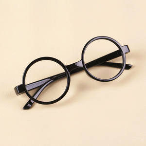 โปรโมชั่นกรอบแว่นตาทรงกลมสำหรับเด็กไม่จำกัดเพศแว่นตาเด็กหลากสีพลาสติกไม่มีเลนส์ UV400แอตทริบิวต์ออปติคอล - Product Image 6