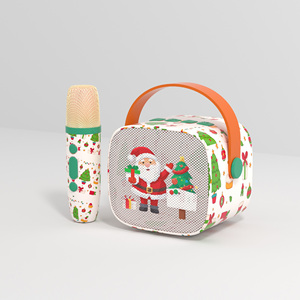 Custom Holiday Gifts Wireless <b>Microphone</b> Mini Machine with 2 <b>Microphone</b> for Kids Outdoor Party - Product Image 5