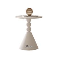 Nouvelle table basse ronde en fer pour la décoration intérieure et l'ameublement, table d'intérieur et d'extérieur