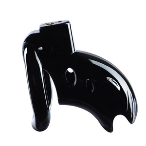 Verrou <span class=keywords><strong>de</strong></span> <span class=keywords><strong>chasteté</strong></span> sexuelle masculin HUAWEN, <span class=keywords><strong>cage</strong></span> à fermoir multi-tailles pour la flirtation en <span class=keywords><strong>couple</strong></span>, jouets BDSM - Product Image 2