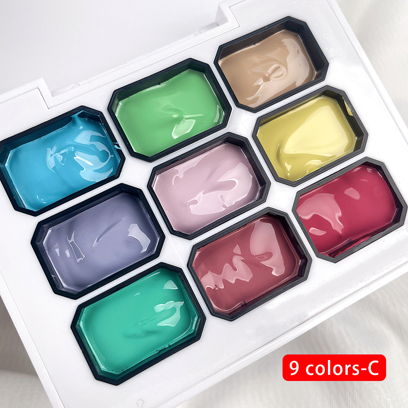 Nine-color clap glue [c]