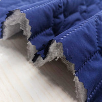 Tissu matelassé à ultrasons 100% Polyester, motif de courtepointe Ultra sonique comme un croquis, rembourrage intérieur double face