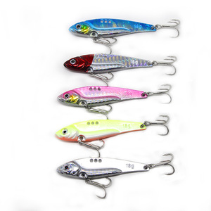 Señuelo Vibrante OEM, Nuevo Diseño, 3g 5g 7g 10g, Señuelo Vibrante Duro para Trucha, Cuchara Metálica, Hoja Vibrante de 60mm, para Pesca en Agua Salada, Lubina - Product Image 1