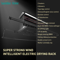Smart Home Products 6 souffleurs 10 M/S Super Wind Power amélioration organisation de stockage tuyau vêtements rack sèche-linge pour vêtements de bébé
