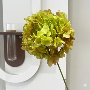 Fleurs artificielles en soie vert sauge, rose, pivoine et <span class=keywords><strong>orchidée</strong></span> pour mariage en gros, fleurs artificielles en soie vert forêt pour bouquet et arrangement floral - Product Image 3