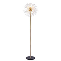 Lampe de sol de style pissenlit pour chambre à coucher, lampe de chevet, design créatif, lampe de sol verticale pour salon, canapé, coin