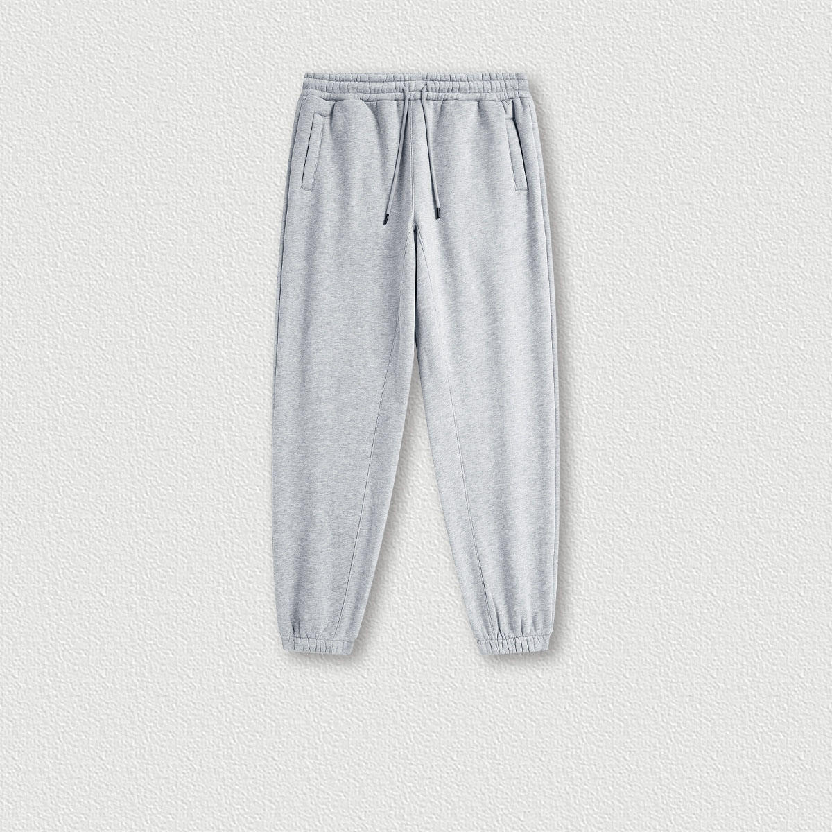 กางเกงสีเทาดอกไม้