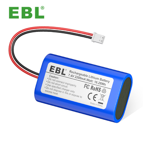 EBL 7.4V 2200mAh Li-ion Rechargeable Replacement <strong>Batteries</strong> <strong>Pack</strong> for Electronics Toys Lighting Equipment - Product Image 4