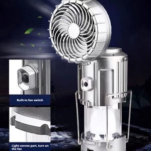 Nouvelle Lanterne Solaire Multifonctionnelle 2026 avec Ventilateur - Rechargeable par USB Tout-en-un <span class=keywords><strong>pour</strong></span> la Randonnée et les Urgences Domestiques - Product Image 5