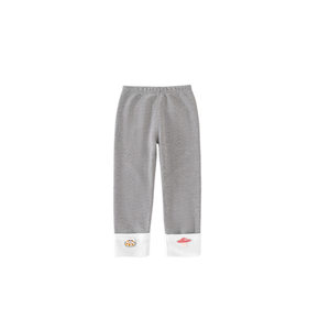 <span class=keywords><strong>Leggings</strong></span> e pantaloni per bambine alla moda, carini, autunnali/invernali, foderati in pile, con elastico in vita e tinta unita - Product Image 5