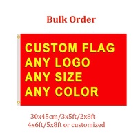 Drapeau publicitaire imprimé numérique personnalisé 3x5/2x8/4x6/5x8FT Toutes tailles Polyester Sport Voiture Maison Fête Dortoir Intérieur Extérieur
