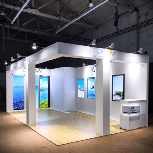 Stand d'exposition de Salon Présentoir Modulaire Construction <span class=keywords><strong>Expo</strong></span> Stand Avec Plancher D'exposition - Product Image 5