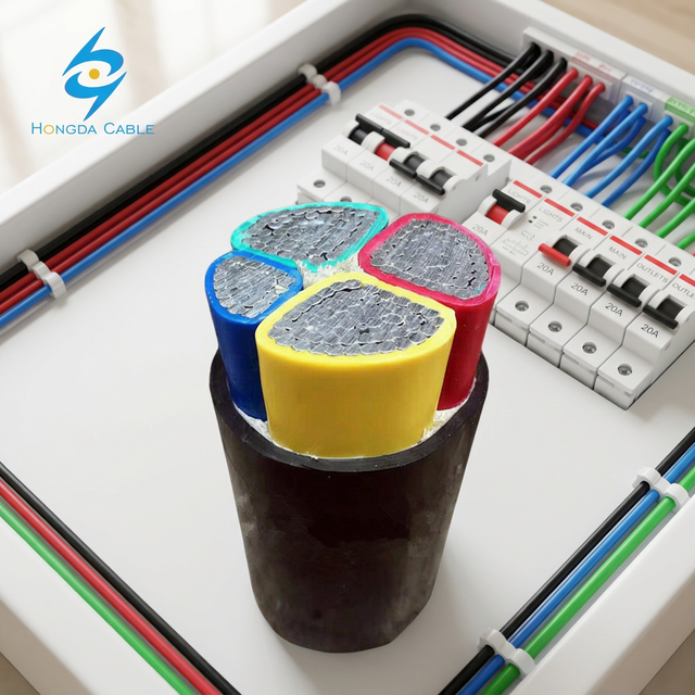 YJLY23 Aluminum Conductor XLPE Underground Cable 4*240mm2 Steel Tap Armored Power Cable for Mining Railway Power Station