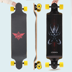 Skateboard en bambou d'érable complet, 40 pouces, personnalisé, <span class=keywords><strong>meilleur</strong></span> prix, livraison gratuite - Product Image 1
