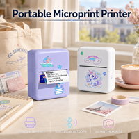 Printer Label Termal Mini Portabel, Pembuat Stiker Nirkabel untuk Label Harga, Penggunaan Rumah Kantor Pintar, OEM Kustom