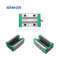 Système de guidage linéaire compact haute précision HGH15CA HGW15CC, rail carré/à bride, matériau S55C, mouvement fluide, petit CNC, garantie 1 an