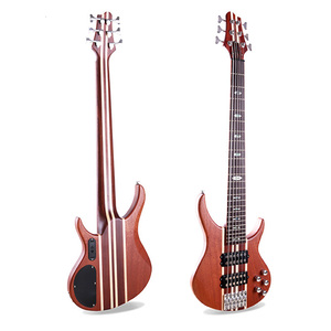 Factory OEM 6 <b>Strings</b> Battery Customized Neck Thru Body Active Pickup 6-<b>string</b> 24 Frets Vintage <b>Classical</b> Basses - Product Image 1
