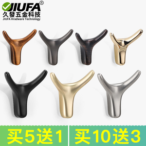 Jiufa Metal Coat Hooks Y Shape <b>Wall</b> Mounted For Wardrobe Bathroom Cabinet Garment Hanging - Product Image 5