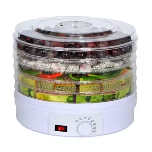 Home Food Fruit Vegetable Meat Drying Machine Snacks Food Dryer Fruit dehydrator with 5 trays