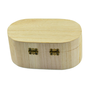 Boîte <span class=keywords><strong>en</strong></span> <span class=keywords><strong>bois</strong></span> à charnière personnalisée avec loquet boîte à bijoux <span class=keywords><strong>en</strong></span> <span class=keywords><strong>bois</strong></span> de forme ovale - Product Image 5