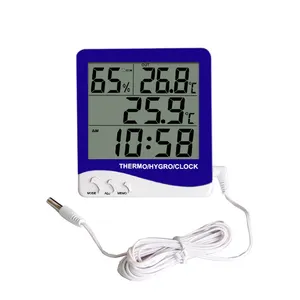 Máy Đo Độ Ẩm Phòng S-WS06A, Máy Đo Độ Ẩm Phòng Kỹ Thuật Số Với Màn Hình LCD Lớn