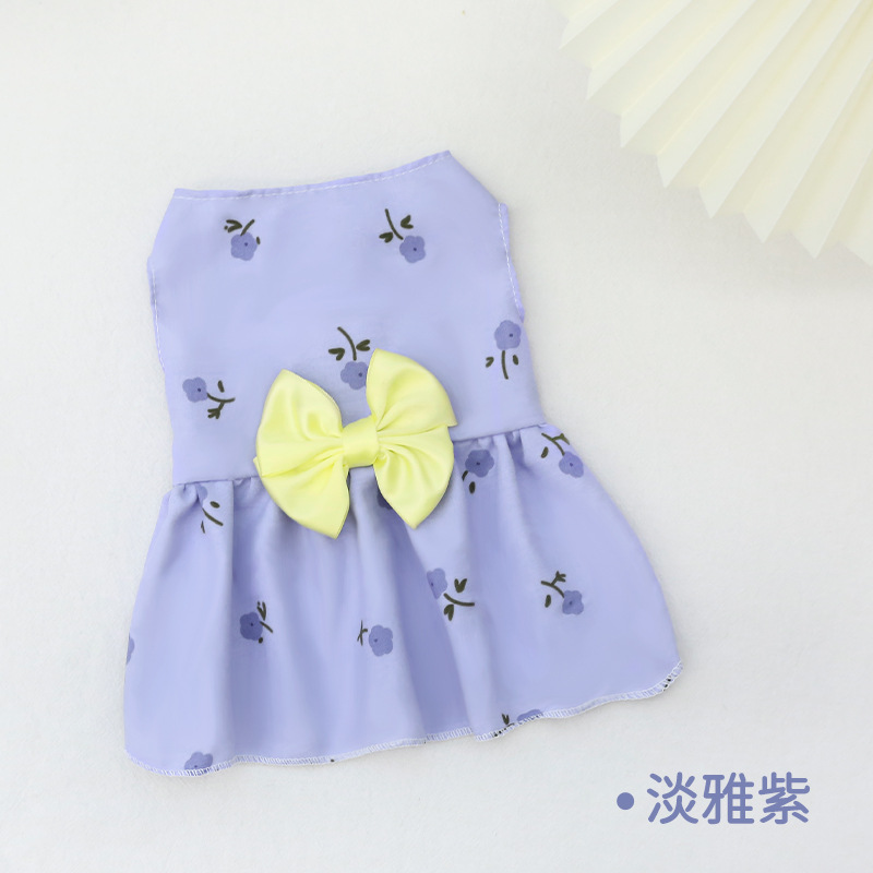 Vestido de princesa floral - Elegante morado