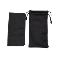 Needle One 220 Grammes Set Microfibre Logo Personnalisé Imprimé Cordon Sacs De Lunettes De Soleil Pour Lunettes Paquet Pochette En Microfibre