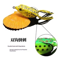 Ensemble de leurres artificiels Luya Frog (4 hameçons) résistants à la déchirure pour lancer longue portée en eau douce - Vente en gros transfrontalière