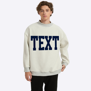 Biểu Tượng Tùy Chỉnh In Cổ Điển Có Thể Đảo Ngược Unisex Mock Cổ Áo Cotton Quá Khổ Mockneck Áo Thun Áo Nhà Sản Xuất - Product Image 3