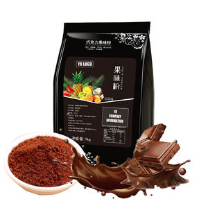 Poudre instantanée de chocolat du fournisseur chinois, mélange pour boisson en bouteille, saveur thé aux perles et thé au lait, poudre aromatisée populaire - Product Image 6
