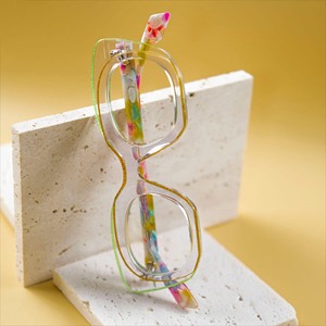 Montura de gafas de acetato 2024 para hombre, gafas cuadradas de ojo <span class=keywords><strong>Retro</strong></span> para mujer, gafas graduadas ópticas, gafas para Miopía - Product Image 4