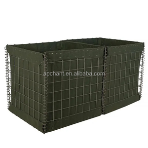 Alta resistência à tração Geotêxtil Verde Zinc-Coated Defensive Sand <span class=keywords><strong>Barrier</strong></span> proteção contra inundações barreiras/malha soldada barreira bastião - Product Image 6
