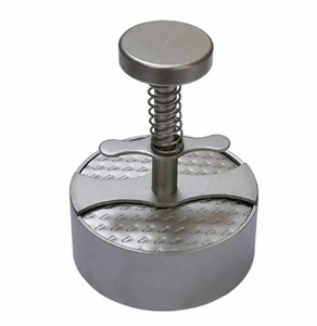 Machine à galettes de burger manuelle en acier inoxydable, durable et polie, pour sandwichs, tranches de pain grillé, galettes de burger, pains à burger et crêpes - Product Image 4