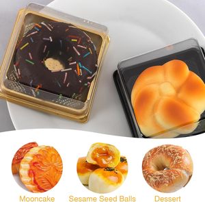 Hot Sell <b>Containers</b> Plastic Mooncake Tray With Transparent Lid Food Packaging Box - Product Image 2
