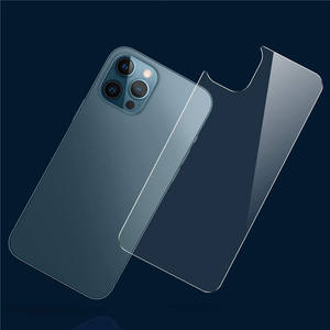 กระจกเทมเปอร์กันรอยหลัง2.5D 9H ใหม่สำหรับ <span class=keywords><strong>iPhone</strong></span> 12 PRO MAX MINI เคสป้องกันหลังแบบเต็มจอสำหรับ <span class=keywords><strong>iPhone</strong></span> <span class=keywords><strong>13</strong></span> - Product Image 4