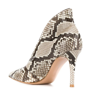 Bottes courtes à talons aiguilles et bout pointu, imprimé serpent, <span class=keywords><strong>grande</strong></span> <span class=keywords><strong>taille</strong></span>, pour femmes, nouveauté - Product Image 4