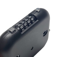Serrure en métal de mot de passe de combinaison escamotable réglable antivol pour le câble de vélo de moto de scooter de bagage de casque de vélo