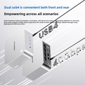 Mini PC Gamer Aoostar MACO 7 H 255 DDR5 16GB con Huella Dactilar, OCuLink, 2*USB4, 2*NVMe, 2*2.5G LAN, Win11, WiFi6, NUC - Product Image 2