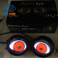 Accessoires pour phares de voiture, 2 pièces, yeux de démon LED, yeux d'ange, lumière pour voiture, 4 ou 8 modèles au choix