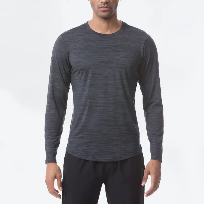 Custom Compression Sport T-shirt Men Oem Long Sleeve T Shirt Training Running Shirts Wholesale Outdoor Clothing Men's Sportswear