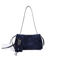 Sac bandoulière messager en cuir véritable mat grande capacité avec fermeture éclair carrée, nouvelle tendance 2027, personnalisable ODM/OEM