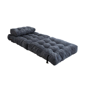 Ghế sofa giường đơn kiểu <span class=keywords><strong>futon</strong></span> nhà máy Đông Quan, chất liệu nhung tăm, gấp gọn, tiết kiệm không gian, đa chức năng - Product Image 6